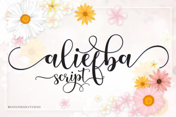 Aliefba: A Handwritten Font for Elegant Web Design