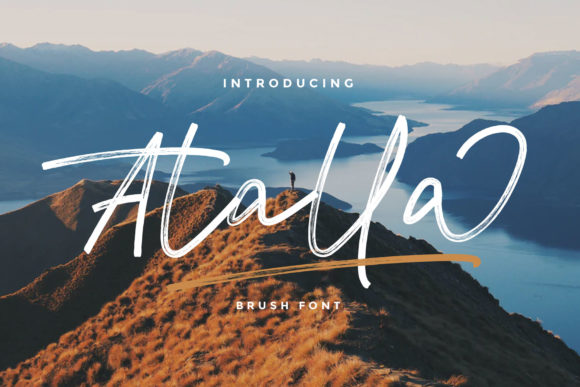 Atalla: A Sweet and Elegant Handwritten Font for Romantic Designs