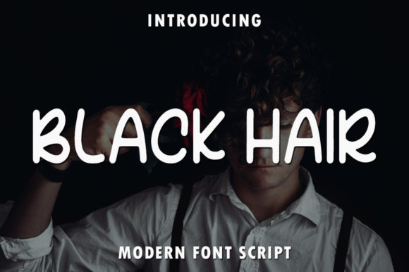 Black Hair: A Handwritten Font for Creative Web Design