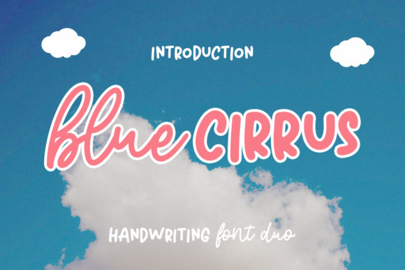 Blue Cirrus: A Playful Font for Engaging Branding