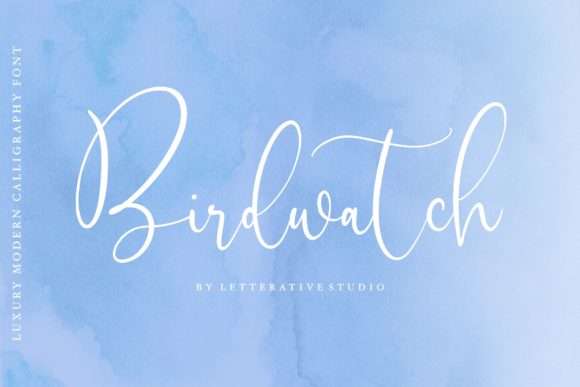Discover Birdwatch: A Handwritten Font for Elegant Design