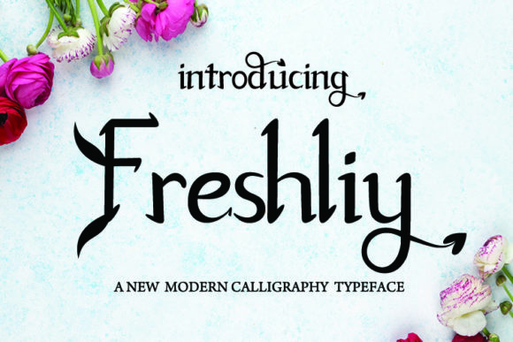 Discover Freshliy: An Elegant Handwritten Font for Branding