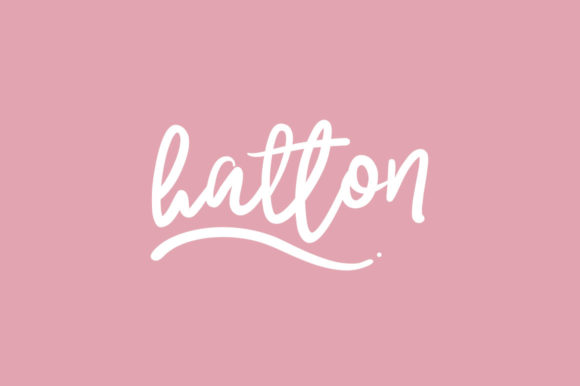Discover Hatton: A Handwritten Font for Elevating Web Designs