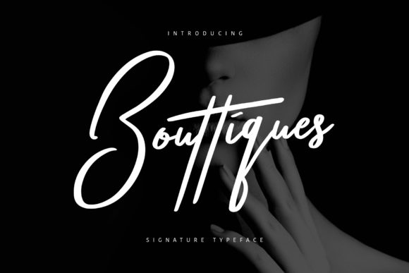 Discover the Charm of Bouttiques: A Handwritten Font for Makers