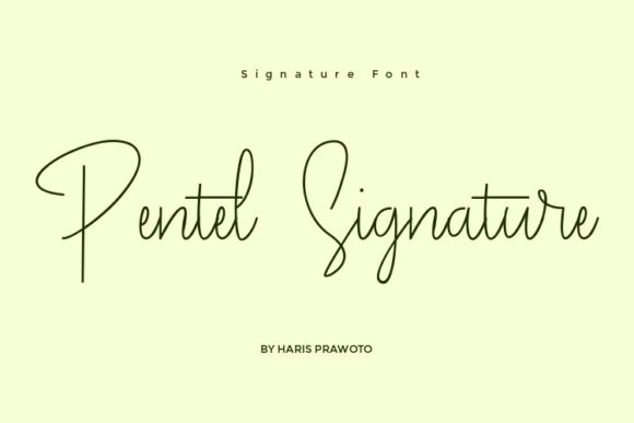 Elevate Your Brand with Pentel Signature Font