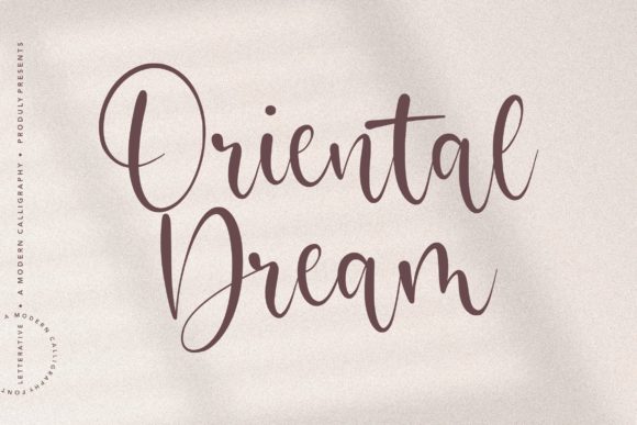 Elevate Your Design with Oriental Dream: A Font for Elegant Publishing