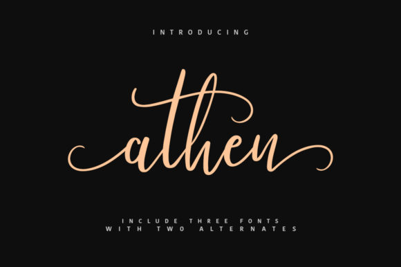 Enhance Your Campaign with Athen: The Elegant Script Font