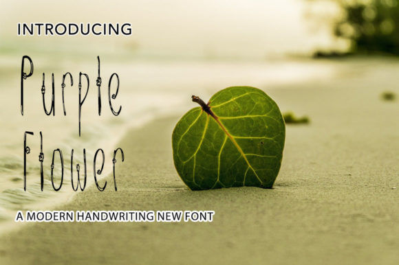 Enhance Your Campaigns with Purple Flower Font
