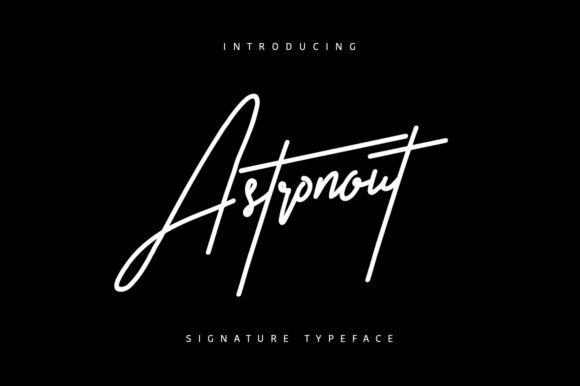 Exploring Astronout: A Delicate Handwritten Font for Creative Projects