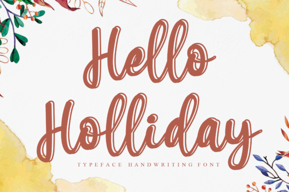 Hello Holliday: A Charming Script Font for Editorial Design