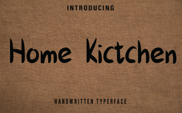 Home Kitchen: A Versatile Calligraphy Font for Crafters