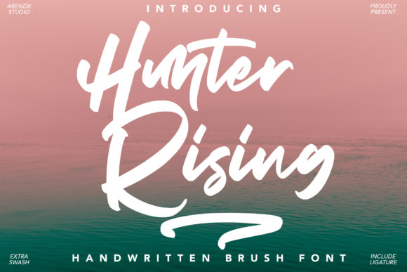 Hunter Rising: A Bold Script for Modern Design