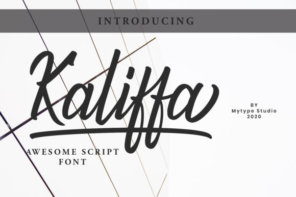 Kaliffa: A Versatile Script Font for Modern Design