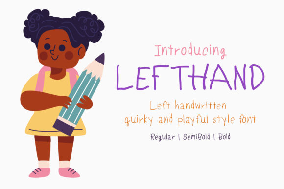 Lefthand: A Playful Handwritten Font for Creative Web Design