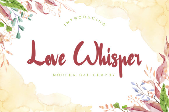 Love Whisper: The Perfect Font for Elegant Branding