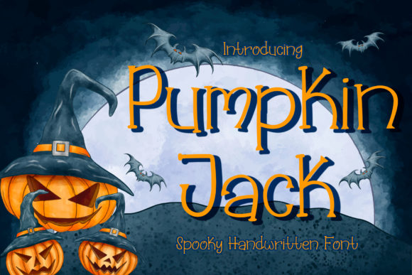Pumpkin Jack: A Spooky Handwritten Font for Web Design