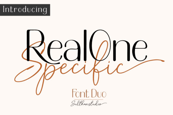 Real One Specific: A Versatile Font for Creative Makers