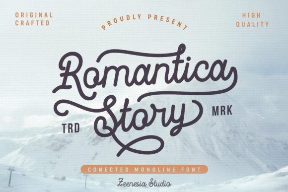 Romantica Story: A Versatile Handwritten Font for Web Design