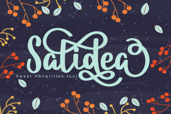Salidea: A Romantic Script Font for Polished Branding