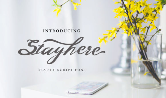 Stayhere: The Perfect Script Font for Elevating Your Brand