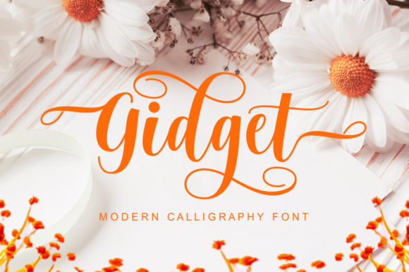 Transform Your Brand with Gidget: An Elegant Script Font