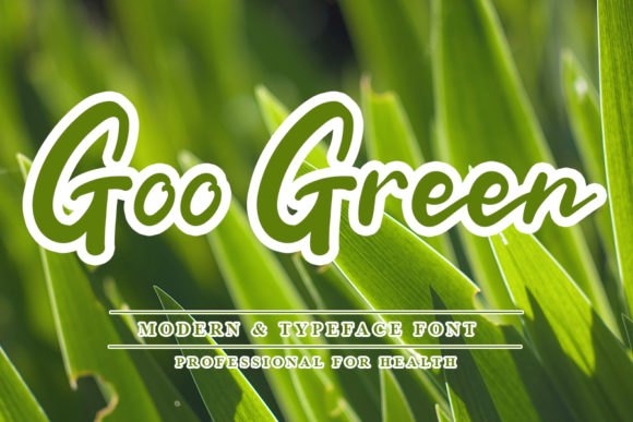 Transform Your Brand with Goo Green: A Natural Handwritten Font