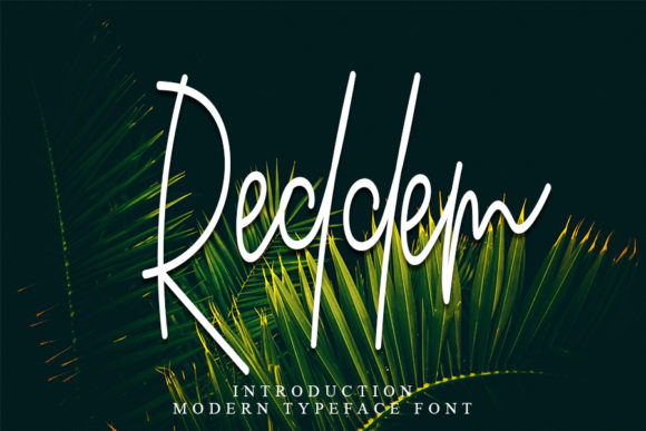 Transform Your Brand with Reddem: A Sweet and Flowing Font