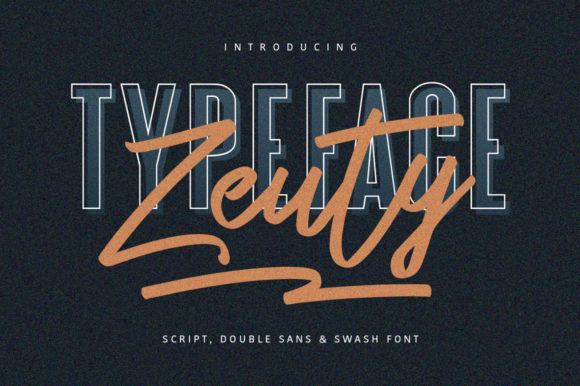 Zeuty: A Versatile Duo Font for Crafters and Creators